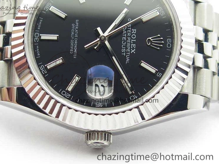 MiroTime 0218 SmartChoice DateJust II 40mm BP Maker Best Edition Black Dial On New Version Jubilee Bracelet A 3538